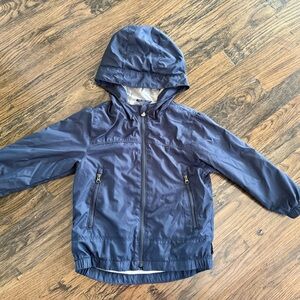 Kids GAP Navy Blue Size 4 Hooded Windbreaker Jacket